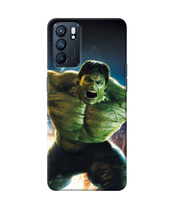 Hulk super hero Oppo Reno6 5G Back Cover