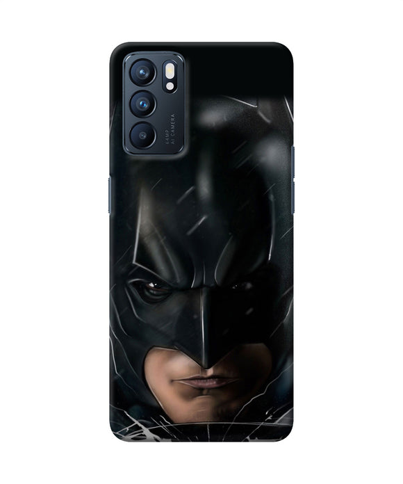 Batman black mask Oppo Reno6 5G Back Cover