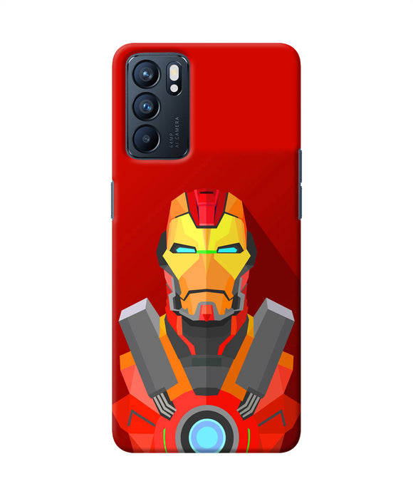 Ironman print Oppo Reno6 5G Back Cover