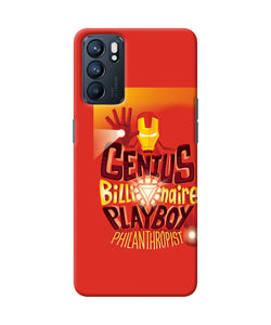 Ironman quote Oppo Reno6 5G Back Cover