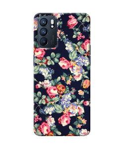 Natural flower print Oppo Reno6 5G Back Cover