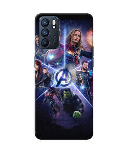 Avengers super hero poster Oppo Reno6 5G Back Cover