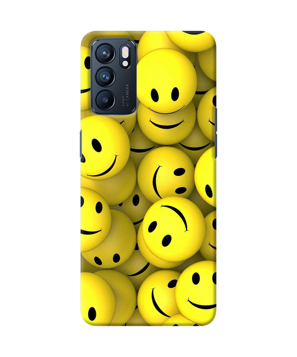 Smiley balls Oppo Reno6 5G Back Cover