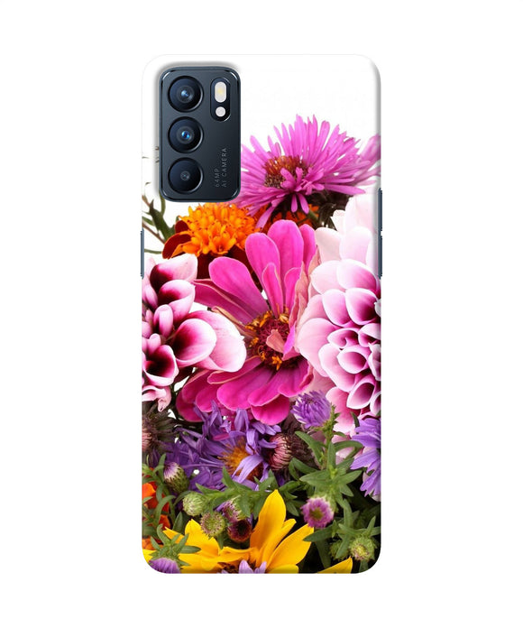 Natural flowers Oppo Reno6 5G Back Cover