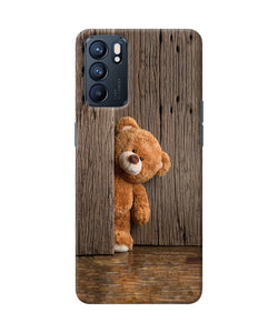 Teddy wooden Oppo Reno6 5G Back Cover