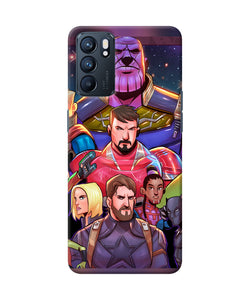 Avengers animate Oppo Reno6 5G Back Cover