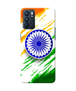 Indian flag colors Oppo Reno6 5G Back Cover