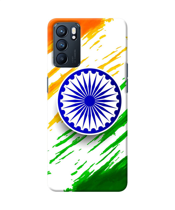 Indian flag colors Oppo Reno6 5G Back Cover