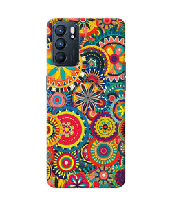 Colorful circle pattern Oppo Reno6 5G Back Cover