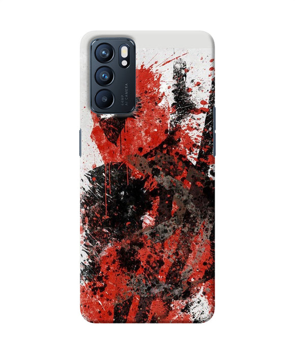 Deadpool rugh sketch Oppo Reno6 5G Back Cover