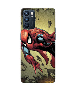 Spiderman on sky Oppo Reno6 5G Back Cover