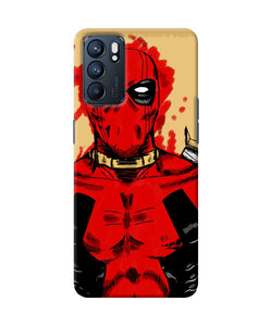 Blooded deadpool Oppo Reno6 5G Back Cover