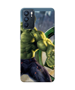 Angry hulk Oppo Reno6 5G Back Cover