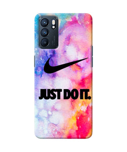 Just do it colors Oppo Reno6 5G Back Cover