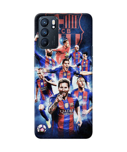 Messi FCB team Oppo Reno6 5G Back Cover