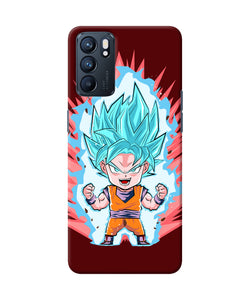 Goku little character Oppo Reno6 5G Back Cover