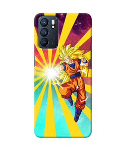 Goku super saiyan Oppo Reno6 5G Back Cover