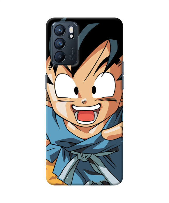 Goku z character Oppo Reno6 5G Back Cover