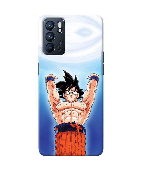 Goku super saiyan power Oppo Reno6 5G Back Cover