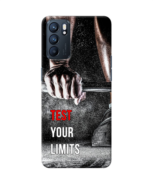 Test your limit quote Oppo Reno6 5G Back Cover