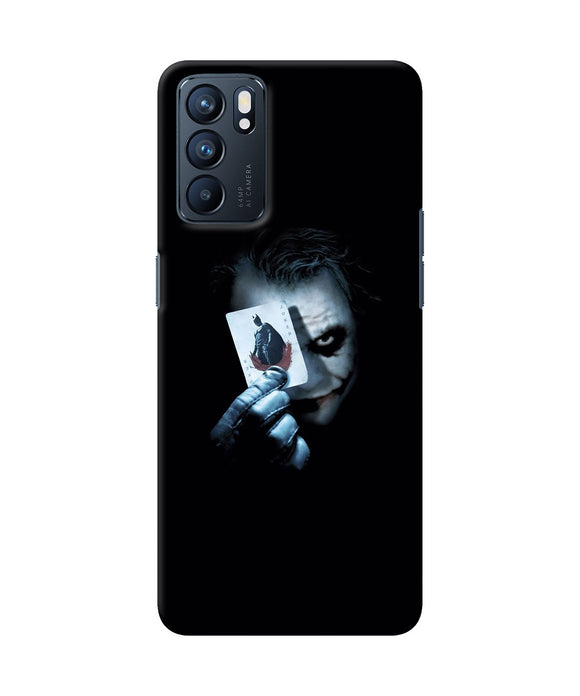 Joker dark knight card Oppo Reno6 5G Back Cover