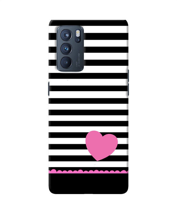 Abstract heart Oppo Reno6 Pro 5G Back Cover