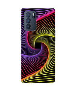 Colorful Strings Oppo Reno6 Pro 5G Back Cover