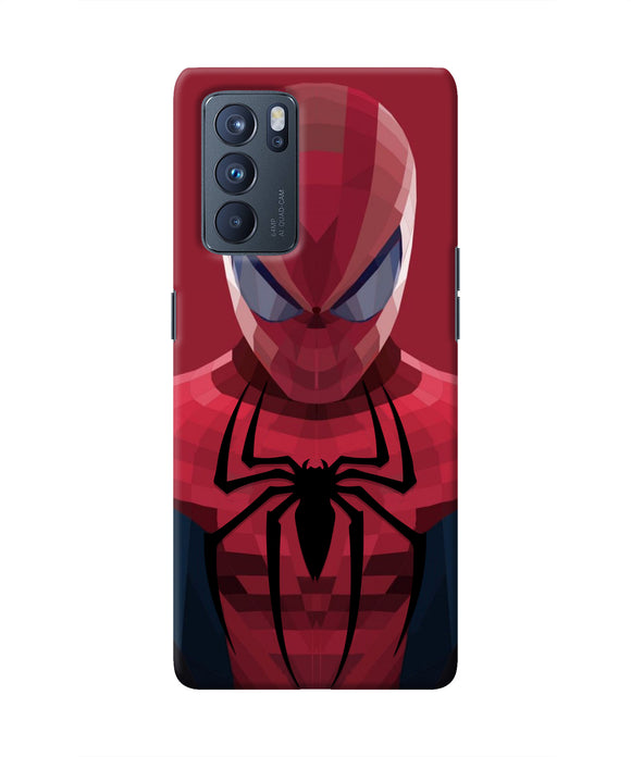 Spiderman Art Oppo Reno6 Pro 5G Real 4D Back Cover
