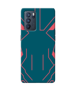 Superman Techno Oppo Reno6 Pro 5G Real 4D Back Cover