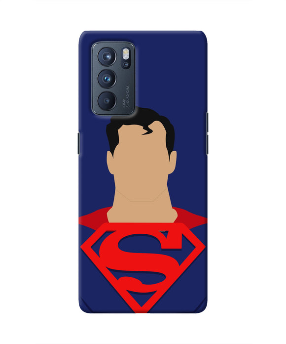 Superman Cape Oppo Reno6 Pro 5G Real 4D Back Cover