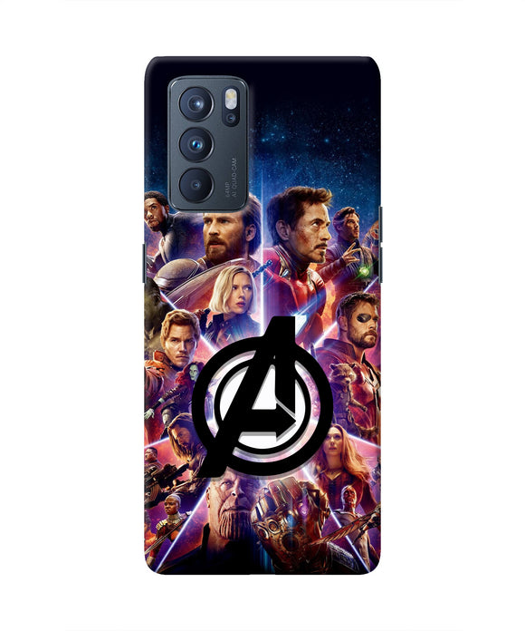 Avengers Superheroes Oppo Reno6 Pro 5G Real 4D Back Cover