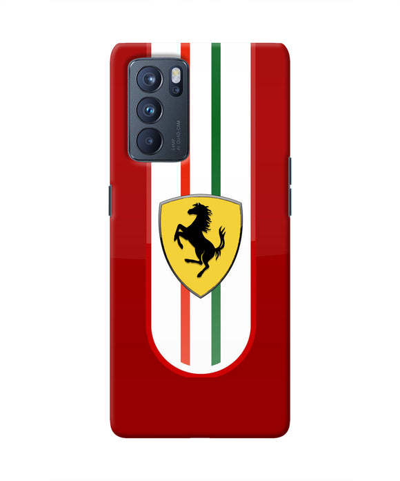 Ferrari Art Oppo Reno6 Pro 5G Real 4D Back Cover