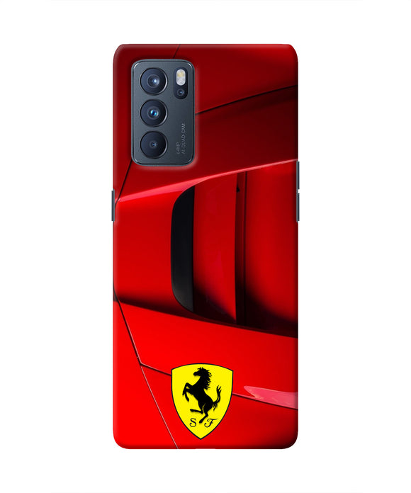 Ferrari Car Oppo Reno6 Pro 5G Real 4D Back Cover