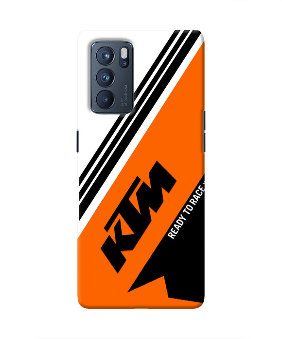 KTM Abstract Oppo Reno6 Pro 5G Real 4D Back Cover