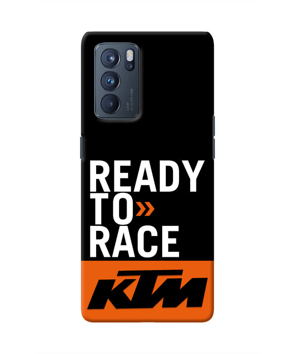 KTM Ready To Race Oppo Reno6 Pro 5G Real 4D Back Cover