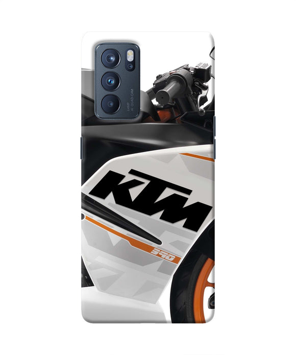 KTM Bike Oppo Reno6 Pro 5G Real 4D Back Cover