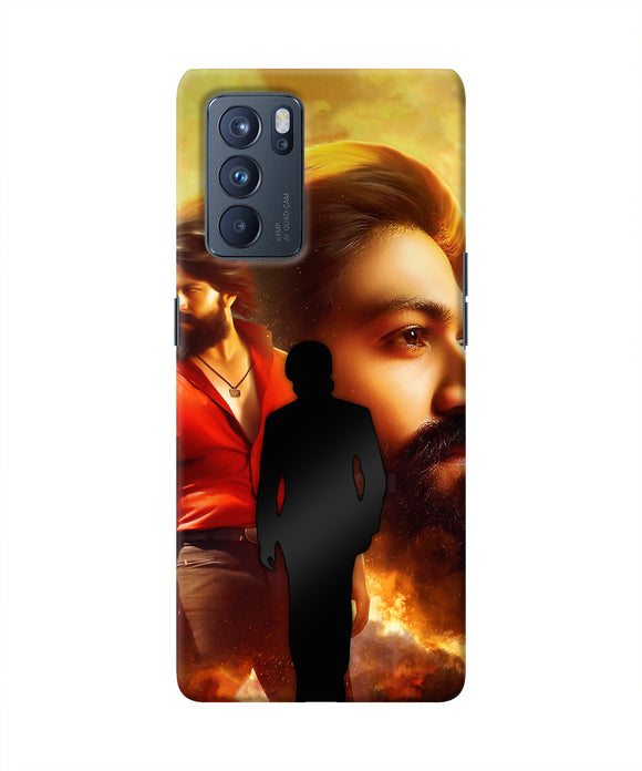 Rocky Bhai Walk Oppo Reno6 Pro 5G Real 4D Back Cover