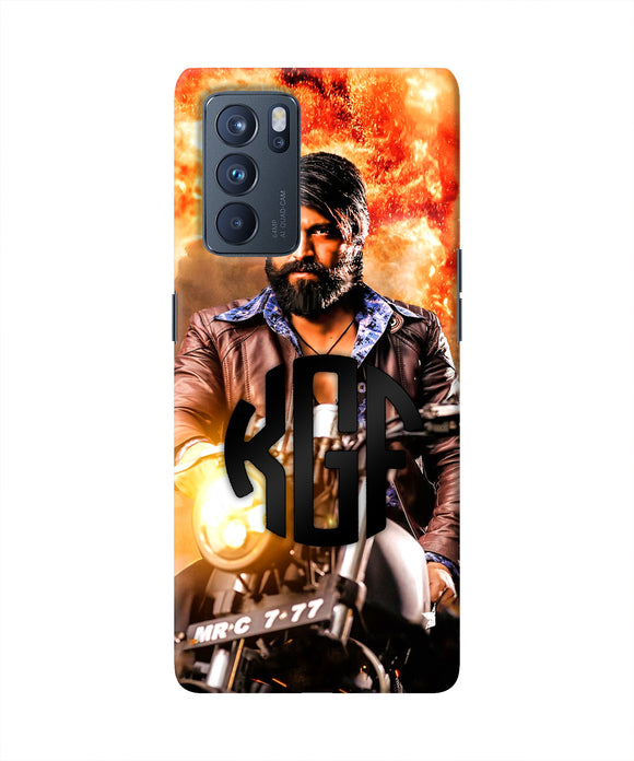 Rocky Bhai on Bike Oppo Reno6 Pro 5G Real 4D Back Cover