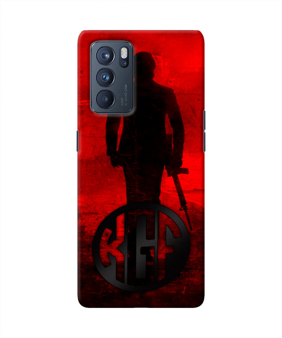 Rocky Bhai K G F Chapter 2 Logo Oppo Reno6 Pro 5G Real 4D Back Cover