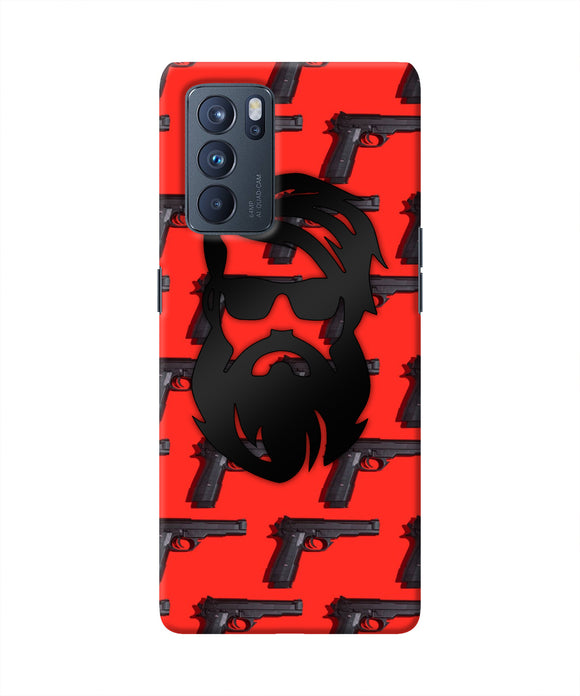 Rocky Bhai Beard Look Oppo Reno6 Pro 5G Real 4D Back Cover
