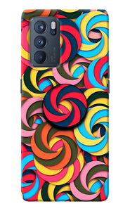 Spiral Pattern Oppo Reno6 Pro 5G Pop Case