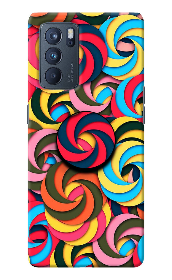 Spiral Pattern Oppo Reno6 Pro 5G Pop Case