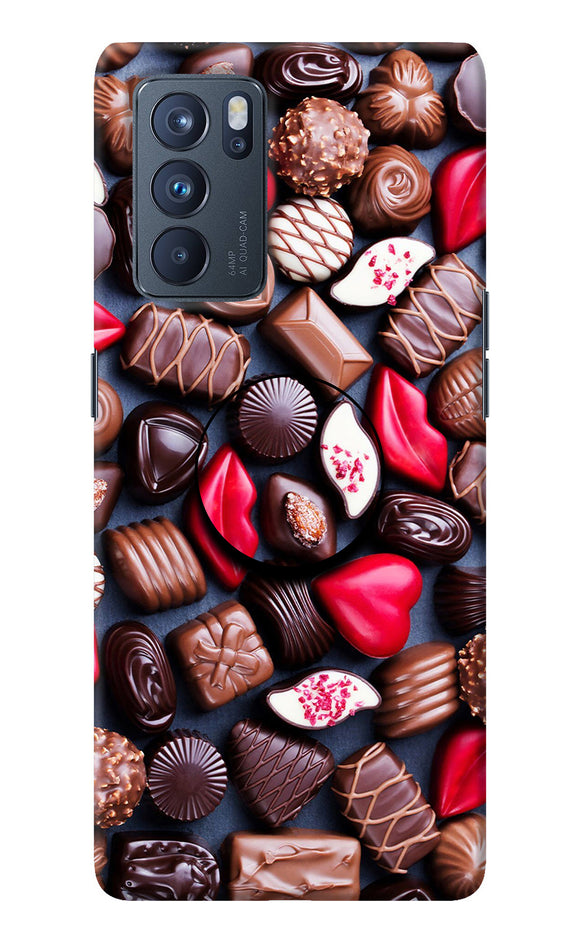 Chocolates Oppo Reno6 Pro 5G Pop Case