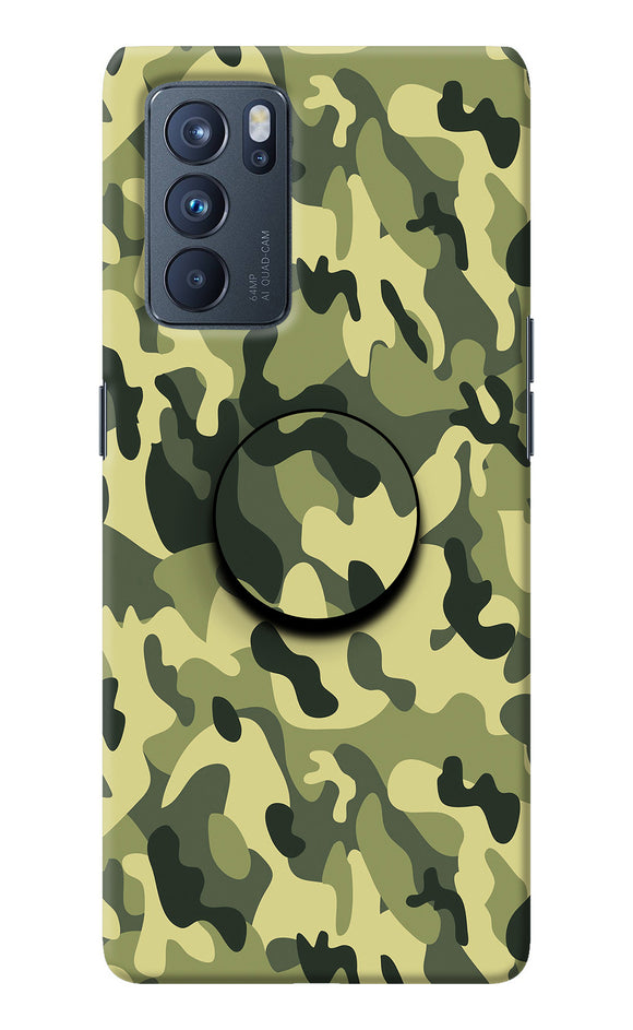 Camouflage Oppo Reno6 Pro 5G Pop Case