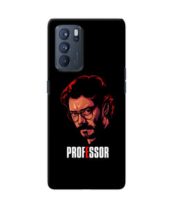 Money Heist Professor Sketch Oppo Reno6 Pro 5G Back Cover