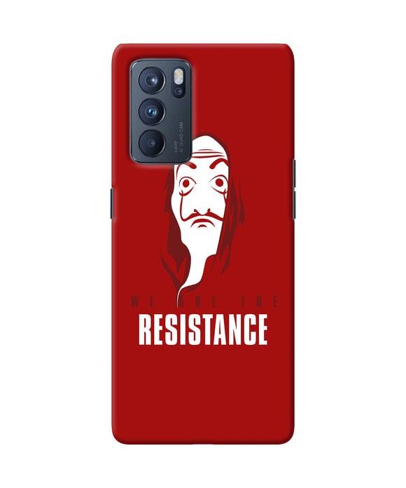 Money Heist Resistance Quote Oppo Reno6 Pro 5G Back Cover