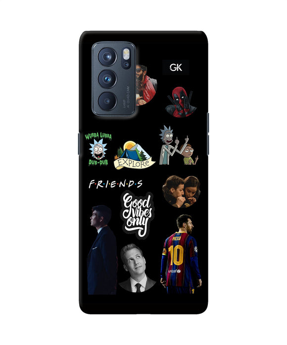 Positive Characters Oppo Reno6 Pro 5G Back Cover