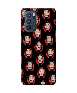 Money Heist Mask Oppo Reno6 Pro 5G Back Cover