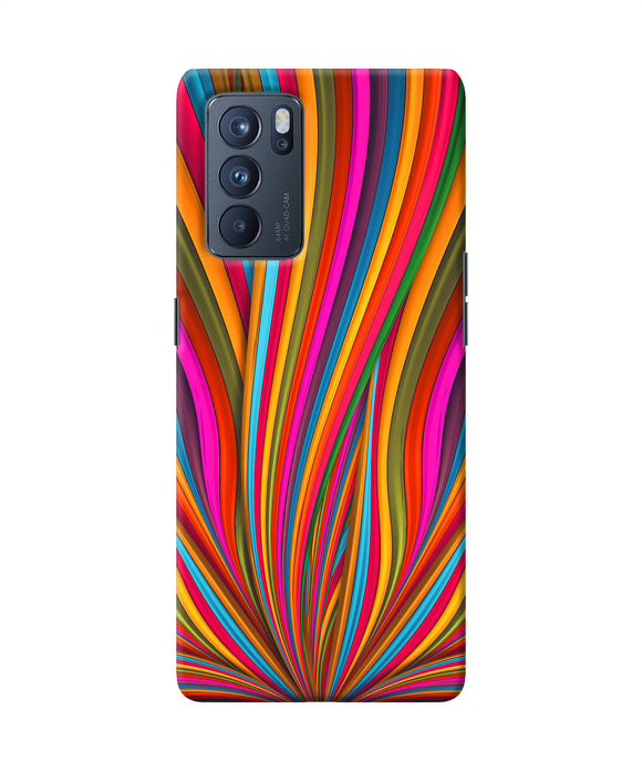 Colorful pattern Oppo Reno6 Pro 5G Back Cover