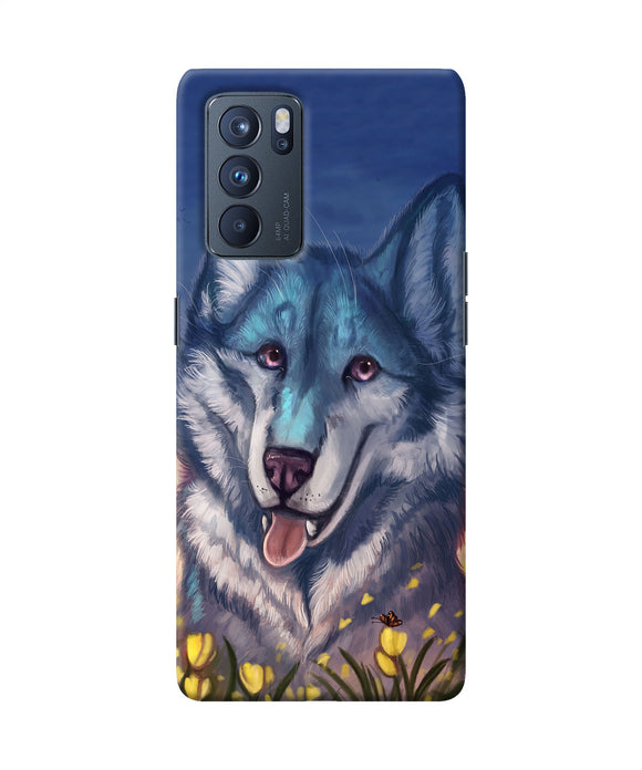 Cute wolf Oppo Reno6 Pro 5G Back Cover